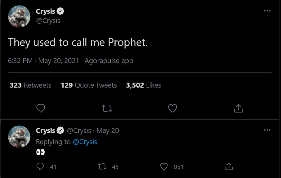 بازی Crysis 2 توییتر